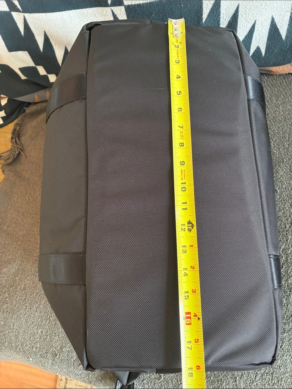 TUMI x Subaru Black Ballistic Nylon Weekender Duffel Bag Gym Travel